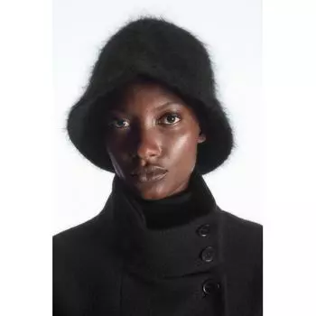 Панама из японского мохера Cos Black/XSS