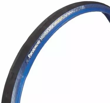 Panaracer Clincher Tire Minute Light Skin Wheel Folding Riding [207/8] F2087LAX-MNL4 Black/Blue (Small Bicycle/City Commuting)