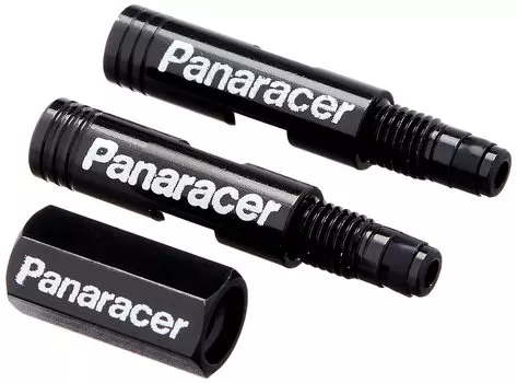Panaracer Supplies удлинитель клапана 20 мм набор из 2 шт. 2-х частей Presta инструмент для сердечника клапана в комплекте черный [для клапана] VE-20 чёрный