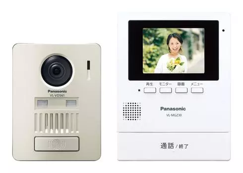 Panasonic Беспроводной ТВ Домофон Главный Блок Беспроводной Вход (Монитор + Трубка) ВЛ-СГЗ30 белый