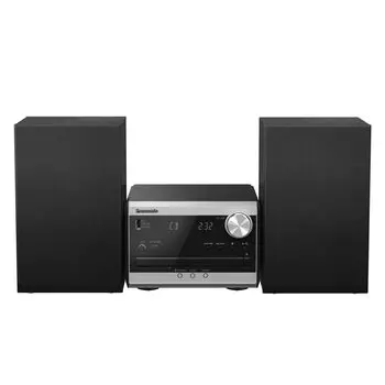 Panasonic Bluetooth CD стереосистема Silver SC-PM270-S