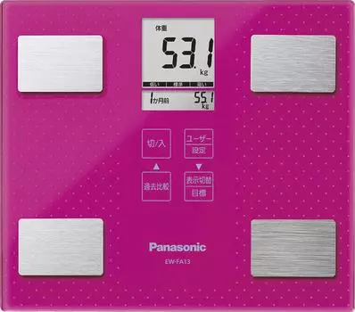 Panasonic composition monitor Vivid Pink weight/body EW-FA13-VP