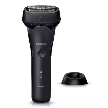 Panasonic ES-LT4C-K Мужская бритва LAMDASH 3 лезвия с подставкой для зарядки Стандартная черная Япония Импорт 2023 Модель