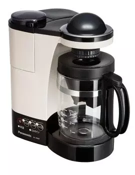 Panasonic Кофеварка с функцией очистки воды мельничного типа кофе с молоком NC-R400-C