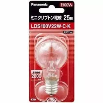 Panasonic Mini Krypton Light Bulb 22W Clear