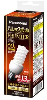Panasonic Palook Ball Premier D15 тип лампы цвет 60 диаметр лампы 26 мм 810 лм EFD15EL10H2