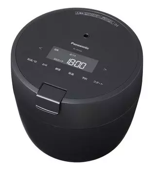 Panasonic Rice 5 Pressure New Living Compact Автоматическая варка без воды Температура приготовления Крышка Посудомоечная машина Черная плита, Чашки, IH, Life, Alone, Размер,