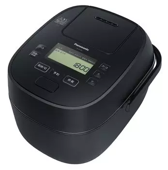 Panasonic Rice Cooker Go Rapid Pressure Reduction Valve Odori Cooker Full Heat Generation 5 Stage IH Type Black 5.5 SR-M10A-K