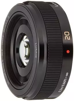 Panasonic Single Focus Lens for Micro Four Thirds Lumix G II Black 20mm/F1.7 ASPH. H-H020A-K