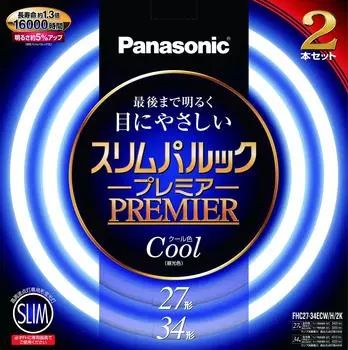 Panasonic Slim Pal Look Premier Fluorescent Light Shape Round Cool Color FHC2734ECWH2K 27+34 (Набор 2)