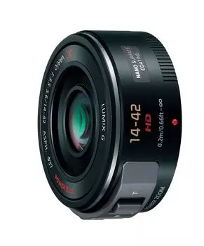 Panasonic Standard Zoom Lens for Micro Four Thirds Lumix G X VARIO PZ Black 14-42mm/F3.5-5.6 ASPH./POWER O.I.S. H-PS14042-K