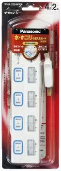Panasonic The Tap X 4 отверстия 2м Белый WHA25244WP