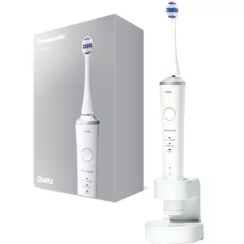 Panasonic [Выпущено в 2023 году] Зубная щетка Panasonic Sonic Vibration Doltz High Grade Model W Подставка для зарядки Sonic Vibration для международного использования, белая