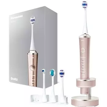 Panasonic [Выпущено в 2023 году] Зубная щетка Panasonic Sonic Vibration Dolts, высококачественная модель W, звуковая волна, вибрация, сверхтонкая щетина, точечная полировка