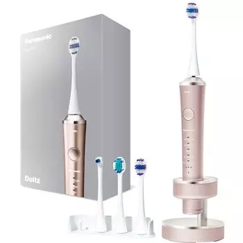 Panasonic в Panasonic Sonic Vibration Зубная щетка Doltz High Grade Model W Sonic Vibration Extra Fine Bristle Point Polishing Brush Включая зарядку розовый