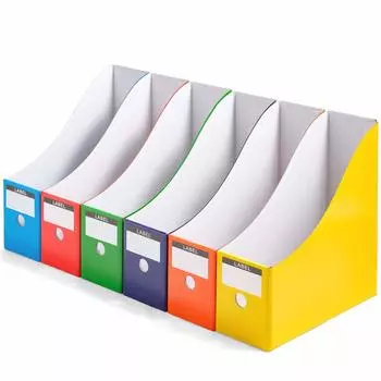 Panavage File Box A4 Коробка для хранения бумаги Аксессуар Подставка для файлов Набор из 6 штук