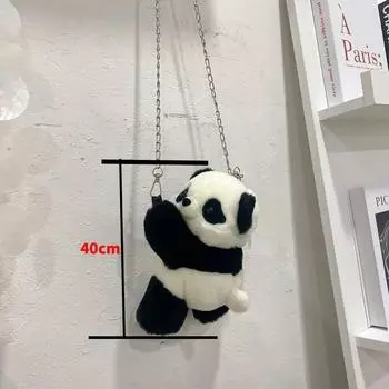 Panda Adorable Plush School Bag Versatile Carry Material Children Bags Teens 40x29x20cm