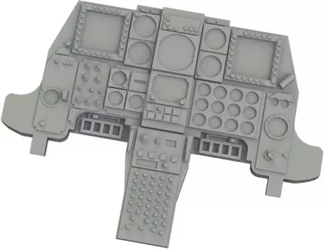 Панель инструментов Eduard Look, отличные пластиковые детали для модели EDU644280 1/48 A-10C (для стены)