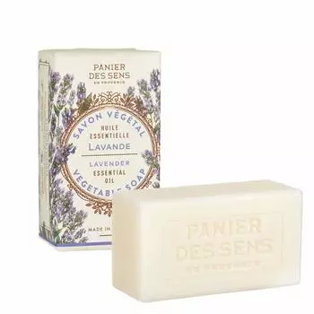 Panierdessens Essentials Растительное мыло Лаванда 150 г аромат эфирного масла лаванды, которое считается символом нежного мыла, растительного масла лавандовый