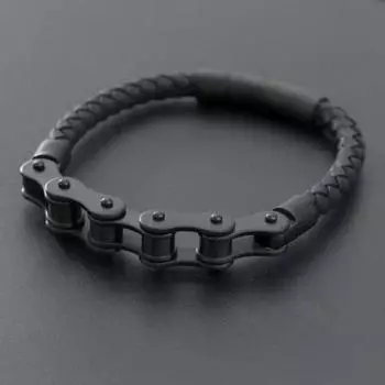 Панк-металлический браслет-цепочка для мотоцикла Ретро-браслет-цепочка для велосипеда Ювелирный подарок