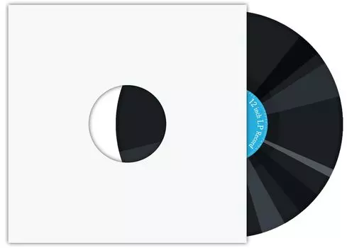 Paper Entrance Record 12 дюймов LP картонный конверт обложка бумажный пакет защитный чехол 50 штук 55127
