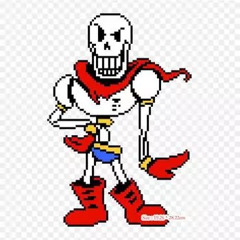 Папирус Undertale железные нашивки для DIY теплопередача одежда футболка термонаклейки украшения печать