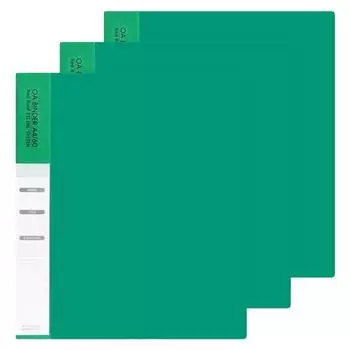 Папка-регистратор Red Loop OA Clear Binder File A4, 60 листов, зеленая, 3 упаковки