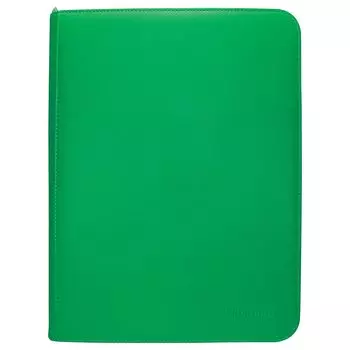 Папка-регистратор Ultra PRO Vivid Series PRO Zip Pro с 9 карманами - зелёный