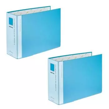 Папка-скоросшиватель Eco Cheongun Eco Pipe Binder Group на 2 отверстия, формат А4, небесно-голубой, 2 шт.