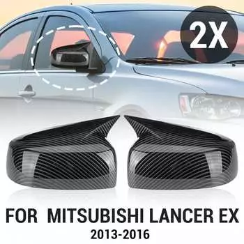 Пара боковых дверей, зеркал заднего вида, крышка, отделка, наклейка для Mitsubishi Lancer EX 2013-2016, модели без указателя поворота, вид сзади M