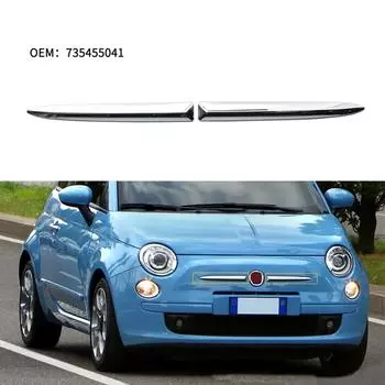 Пара молдингов решетки радиатора переднего бампера для Fiat 500 2007-2015