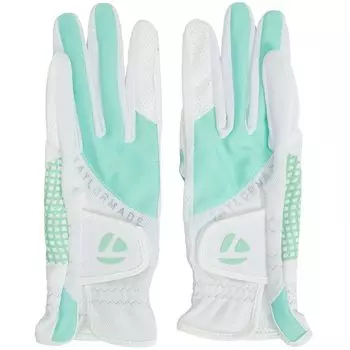 Пара женских перчаток 21 24SS UN156 [TaylorMade] T-ICE 2.0 Белый/Мятный