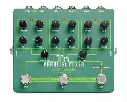 Эффекты параллельного микшера Loop Mixing Hub electro-harmonix/Tri Mixer/Switcher Electro-harmonix
