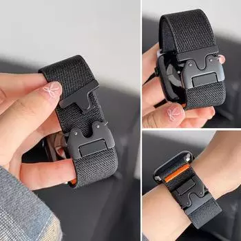 Парашютные ремни для Apple Watch ultra 2 Band 49 мм 45 мм 46 мм 44 мм 42 мм 40 мм 41 мм correa Bracelet IWatch Series 10 9 8 7 6 3 SE 38mm 40mm 41mm