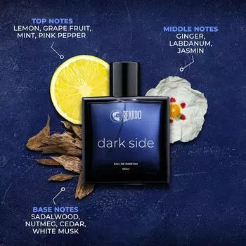 Парфюм Beardo Dark Side для мужчин, 100 мл | | Мужские стойкие духи для свиданий | Спрей для тела для мужчин | 100ML