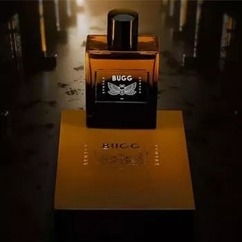 Парфюм BUGG Syntax для мужчин | 100 мл | Стойкий парфюм EDP | Аромат розового, древесного уда и амбры | Идеальный подарок для мужчин | Ароматный спрей | Парфюмированная вода 100