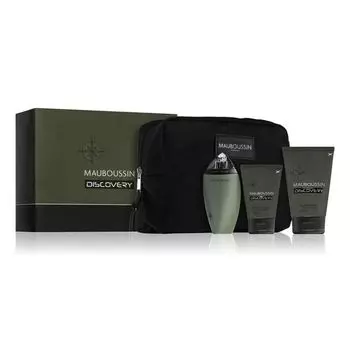 Парфюмерный набор Discovery, 4 предмета, пенал + edp 100 мл + гель d 100 мл Мужской MAUBOUSSIN 100