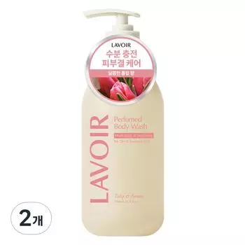Парфюмированный гель для душа Labua Tulip & Freesia, 2 шт., 500 мл