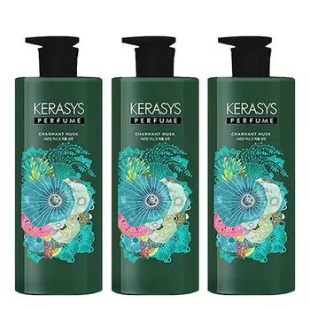 Парфюмированный шампунь Kerasys Charmant Musk, 600 мл, 3 шт.