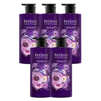 Парфюмированный шампунь Kerasys Elegance Amber, 600 мл, 5 шт.