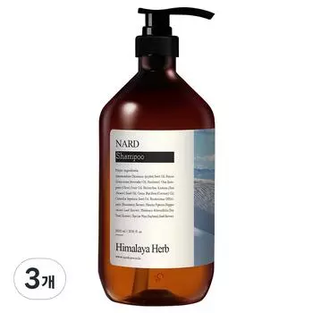 Парфюмированный шампунь Nard Refresh с ароматом белого мускуса, 1 л, 3 шт.