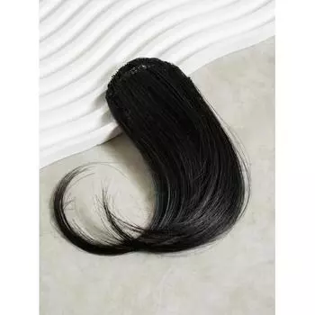 Парик Daiso See Through Bang Tail Bangs, черный