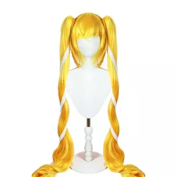 Парик для косплея по мотивам игры «Второе измерение» Head circumference 55-60c золотой