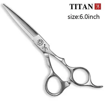 Парикмахерские ножницы TITAN, профессиональный инструмент для стрижки волос, 5,5 дюйма, 6,0 дюйма, Япония vg10, нержавеющая сталь 6.0inch