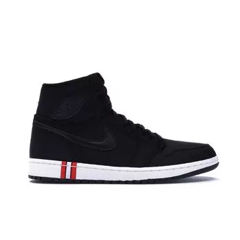 Paris Saint-Germain x Air Jordan 1 Retro High OG Paris Saint-Germain Мужские кроссовки Черный Черно-Белый-Вызов-Красный AR3254-001