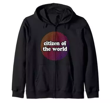 Парка Citizen Of The World Global Citizen Classic Circle Linear Zip чёрный