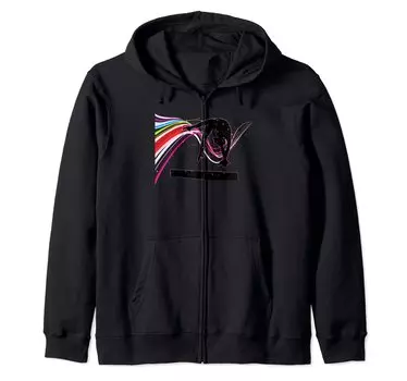 Парка для девочек на гимнастическом бревне Swirl Zip чёрный