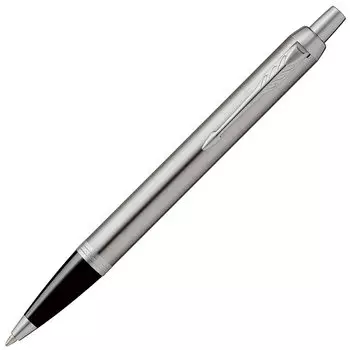 PARKER Ballpoint Pen IM Brushed Metal CT Medium Point Gift Box Genuine Imported Product 2143415Z Oil-based