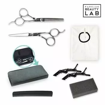 PARKJUN BEAUTY LAB Набор ножниц для стрижки волос из 8 предметов