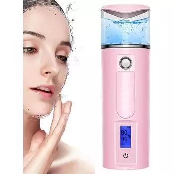 Паровой аппарат для лица для женщин, Face Mister Skincare Tool, Mister для наращивания ресниц, мини-паровой аппарат для лица для наращивания ресниц, уход за кожей розовый